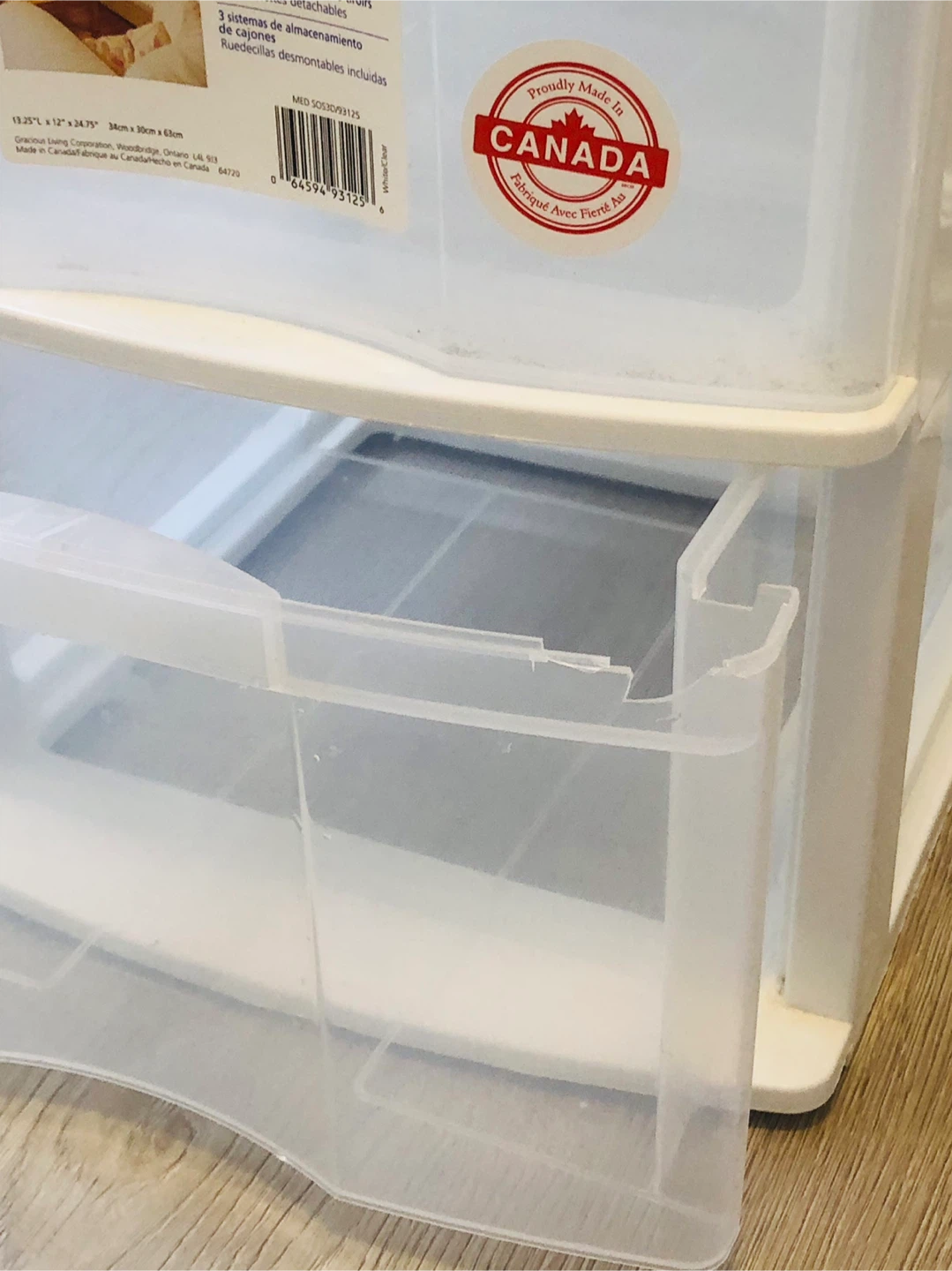 Gracious Living 3-Drawer Storage System - photo 4