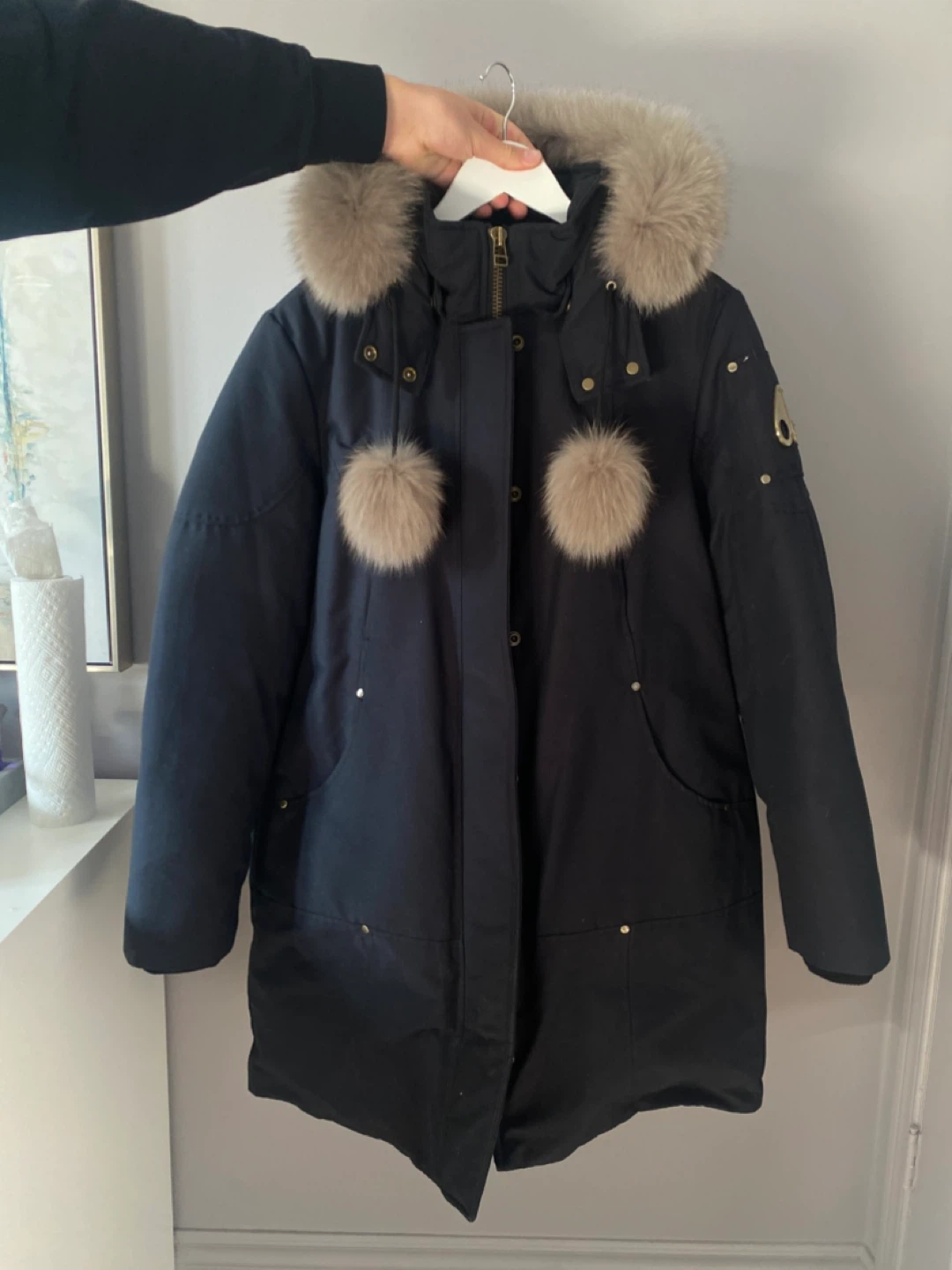 Moose Knuckles BParka with Fur Trim