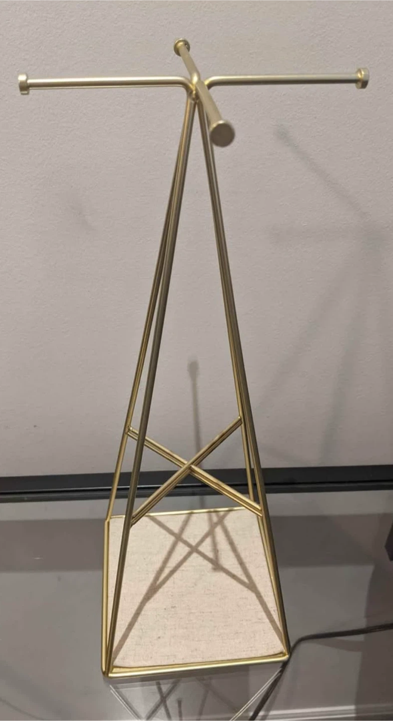 Umbra Gold Metal Jewelry Organizer Stand