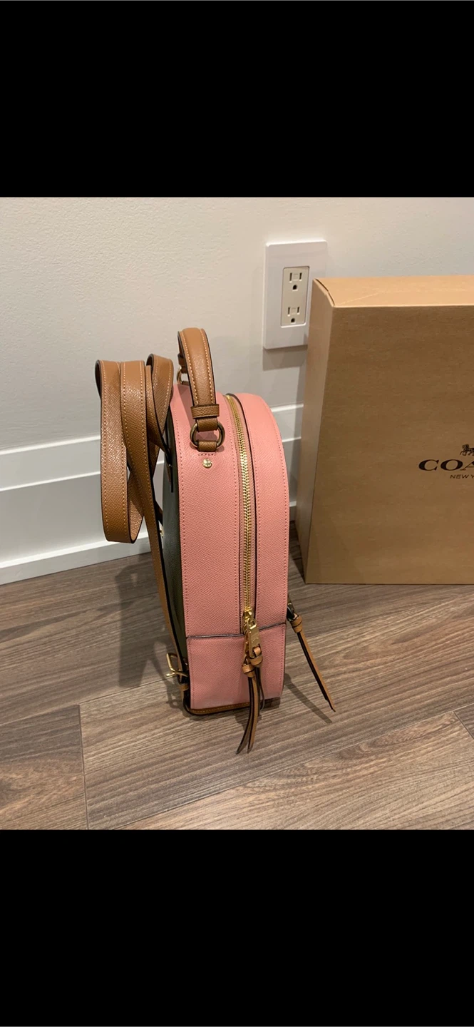 Coach Backpack - Pink and Olive Green - photo 4