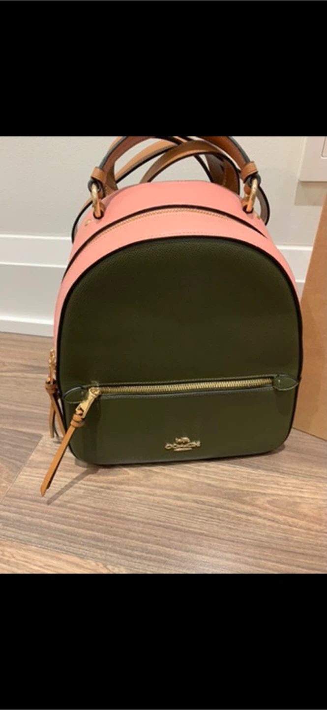 Coach Backpack - Pink and Olive Green - photo 2