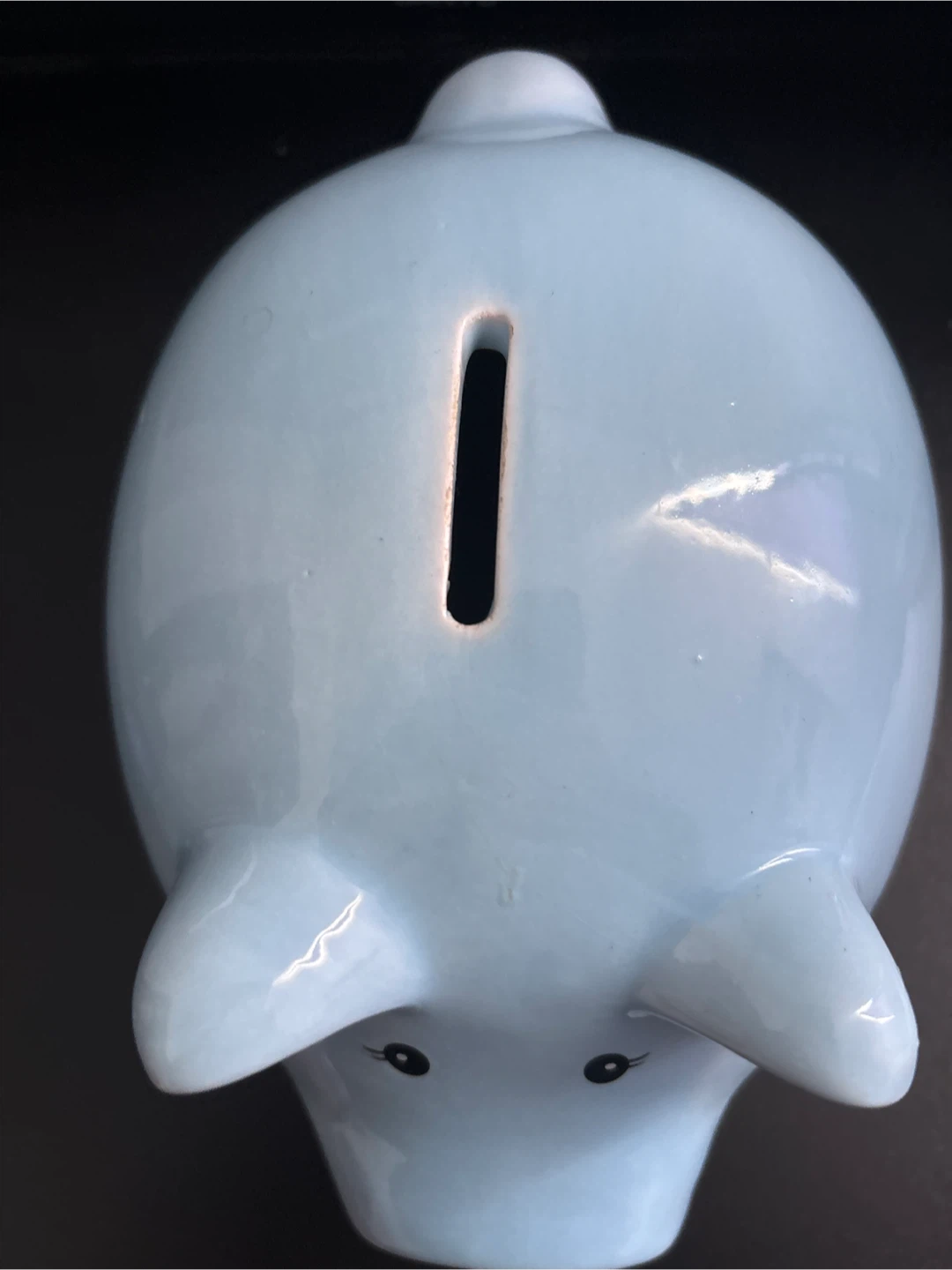 Light Blue Piggy Bank