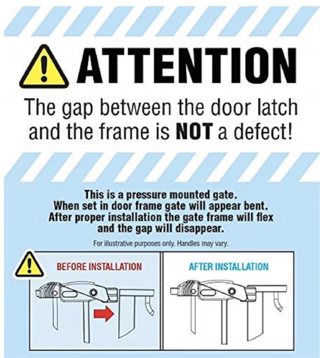 Regalo Baby Gate Pressure Mounted - photo 3