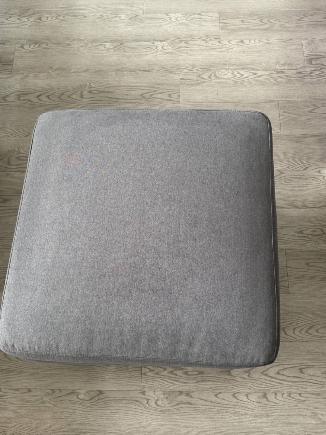 Grey Fabric Ottoman - photo 2