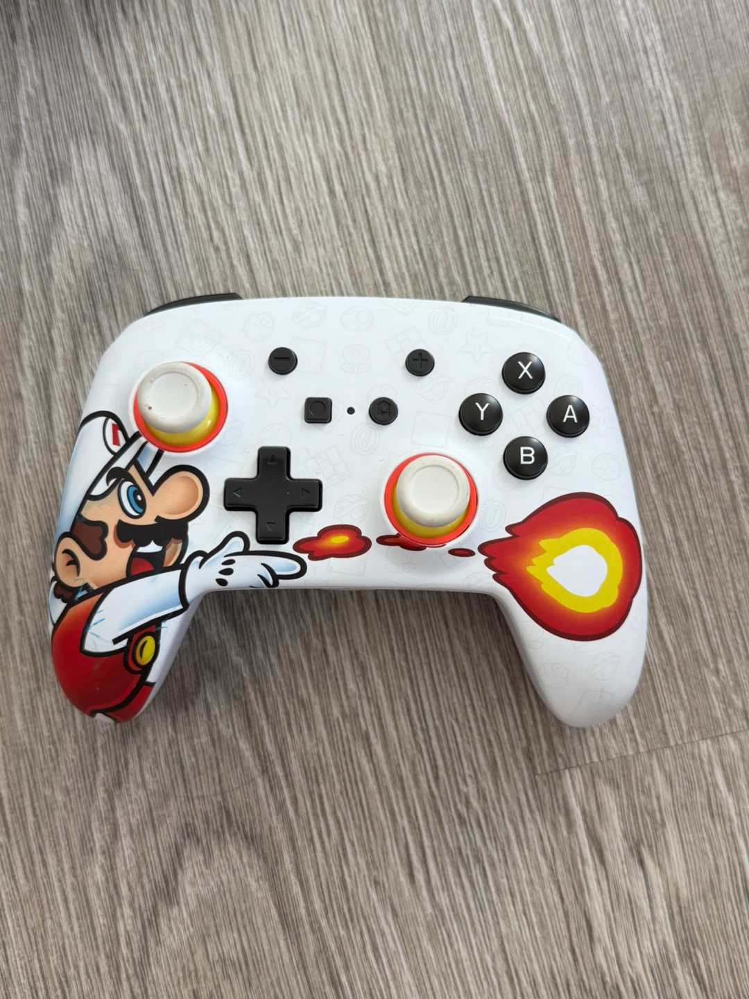 Nintendo Switch PowerA Enhanced Wired Controller  Fireball Mario
