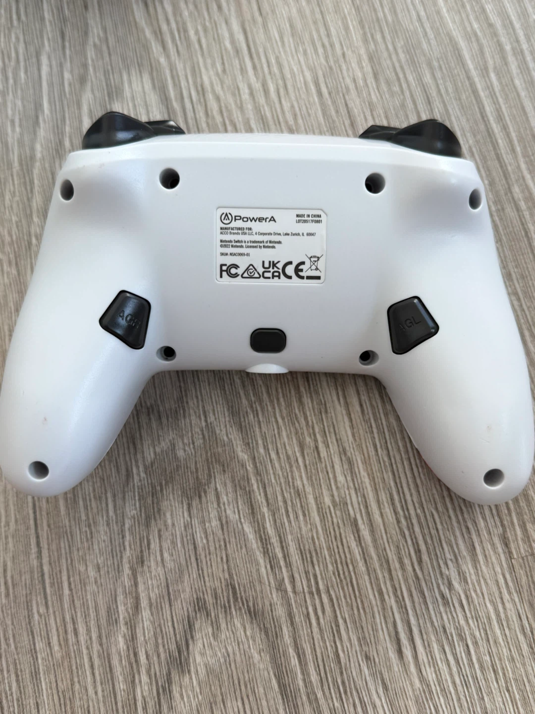 Nintendo Switch PowerA Enhanced Wired Controller  Fireball Mario - photo 2
