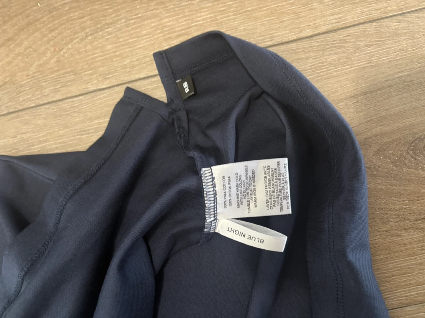 Robert Barakett Men's "The Barakett" Navy Blue Cotton T-Shirt - photo 3