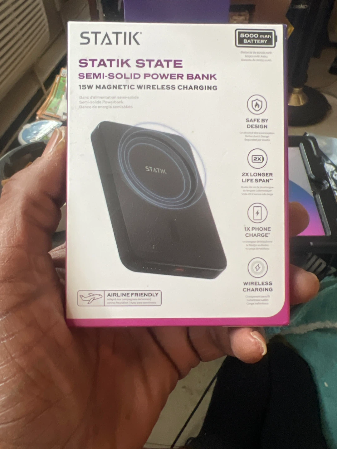Statik 15W Magnetic Power Bank