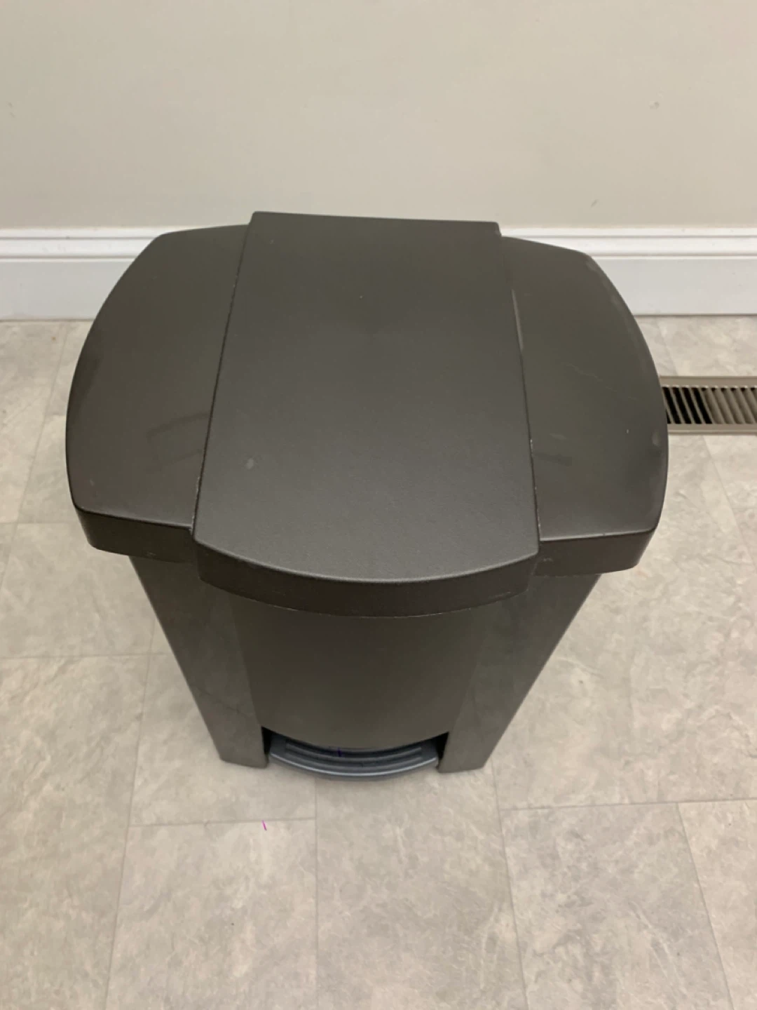 Mini Garbage Can / Trash Bin Grey Step Kitchen Can - photo 3