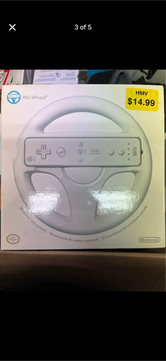 Nintendo Wii Wheel and Maracas Bundle - photo 3
