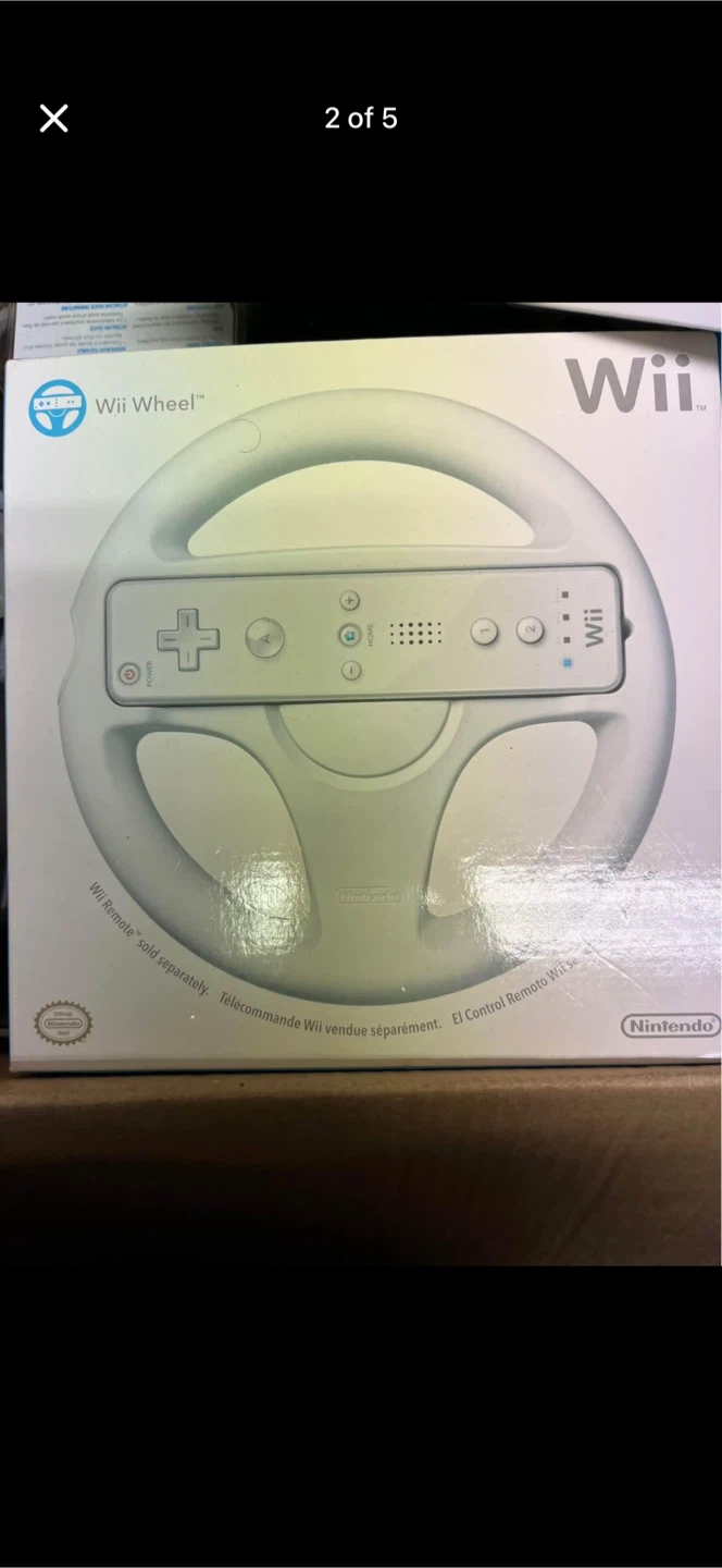 Nintendo Wii Wheel and Maracas Bundle - photo 2