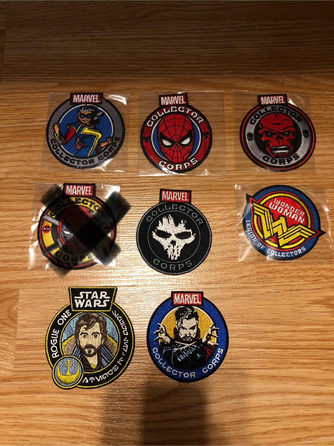Patches Marvel and Star Wars  $5 each firm