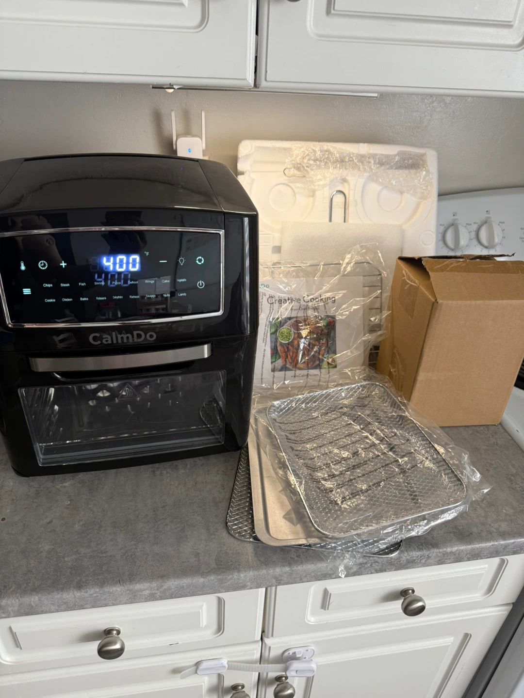 CalmDo 1500W 4-in-1 Air Fryer Oven