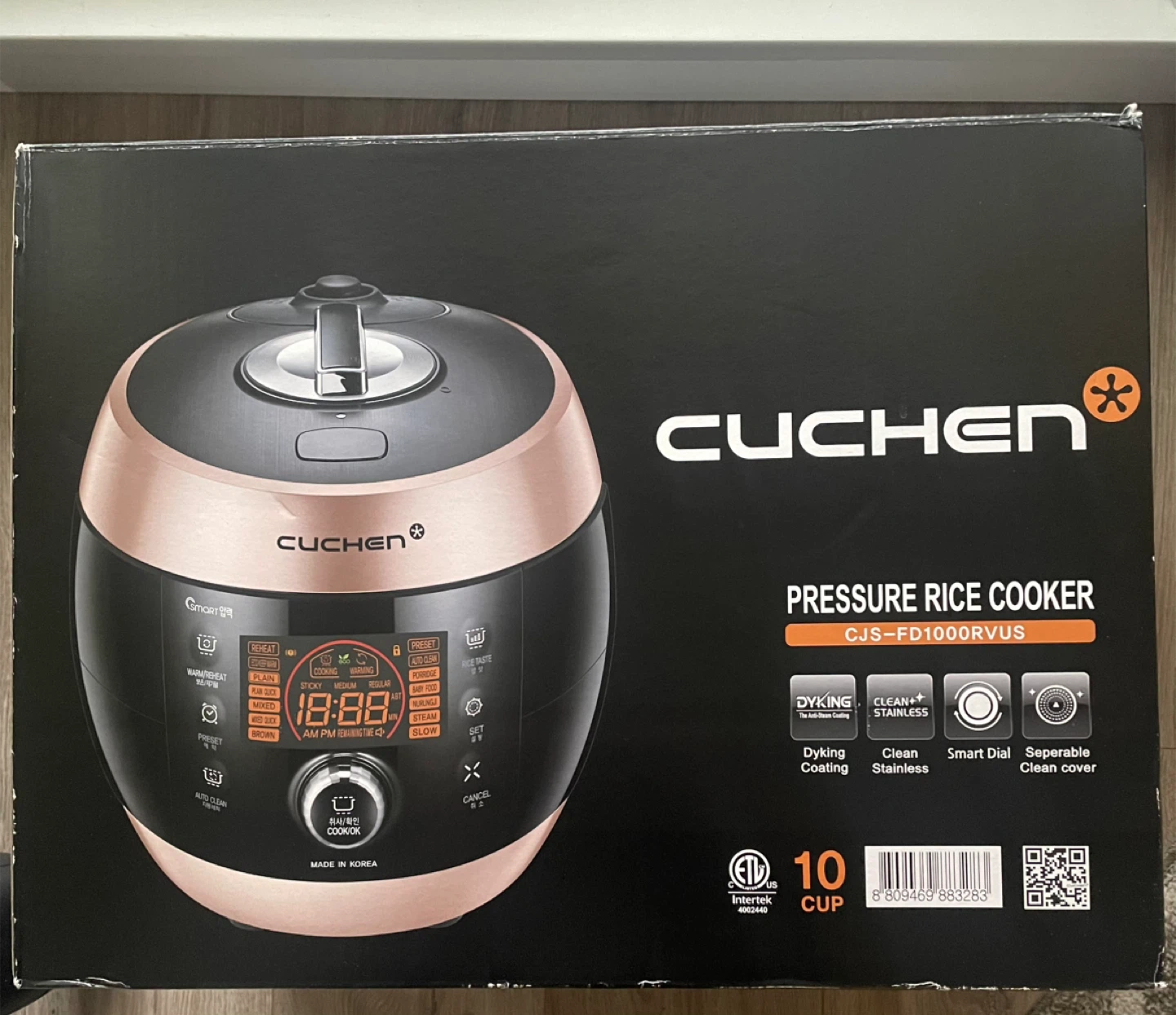 New Cuchen Pressure Rice Cooker CJS-FD1000RVUS