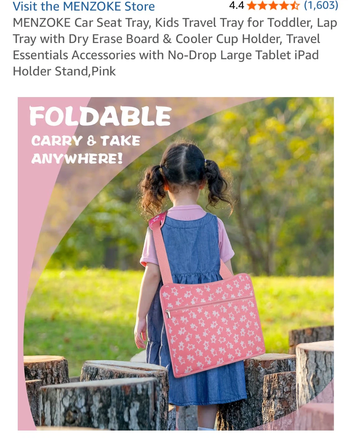 (Brand new )Kids Travel Tray - Pink - photo 3