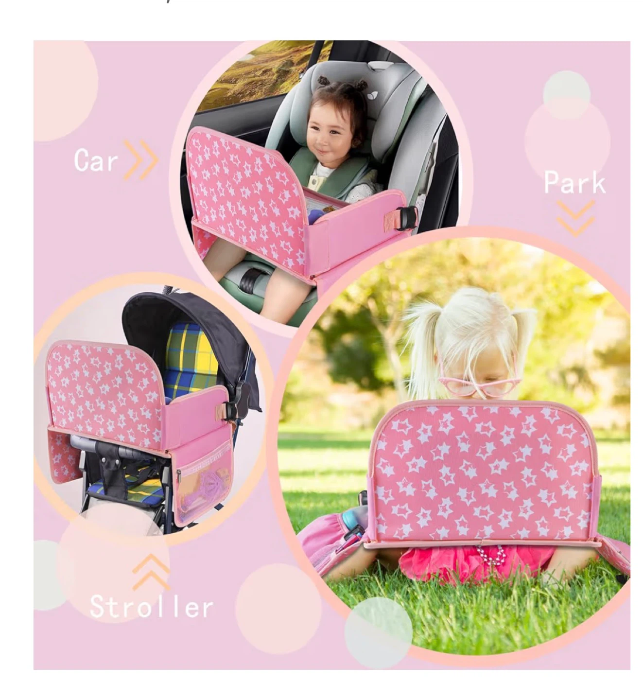 (Brand new )Kids Travel Tray - Pink - photo 4
