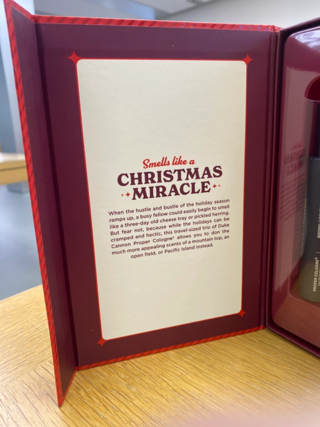 Duke Cannon Merry Little Sniffmas Vol. 1 Proper Cologne Gift Set - photo 4