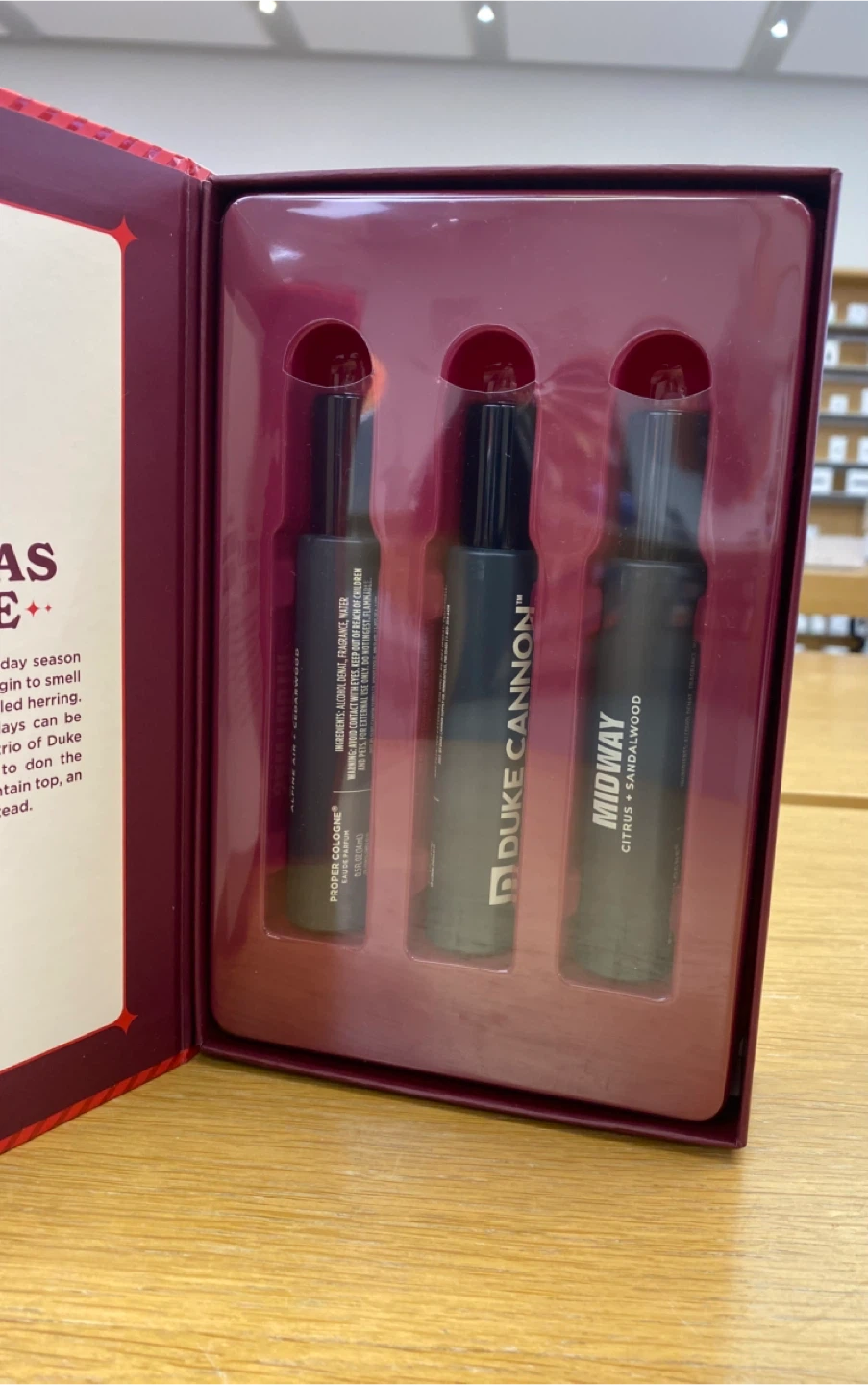 Duke Cannon Merry Little Sniffmas Vol. 1 Proper Cologne Gift Set - photo 5