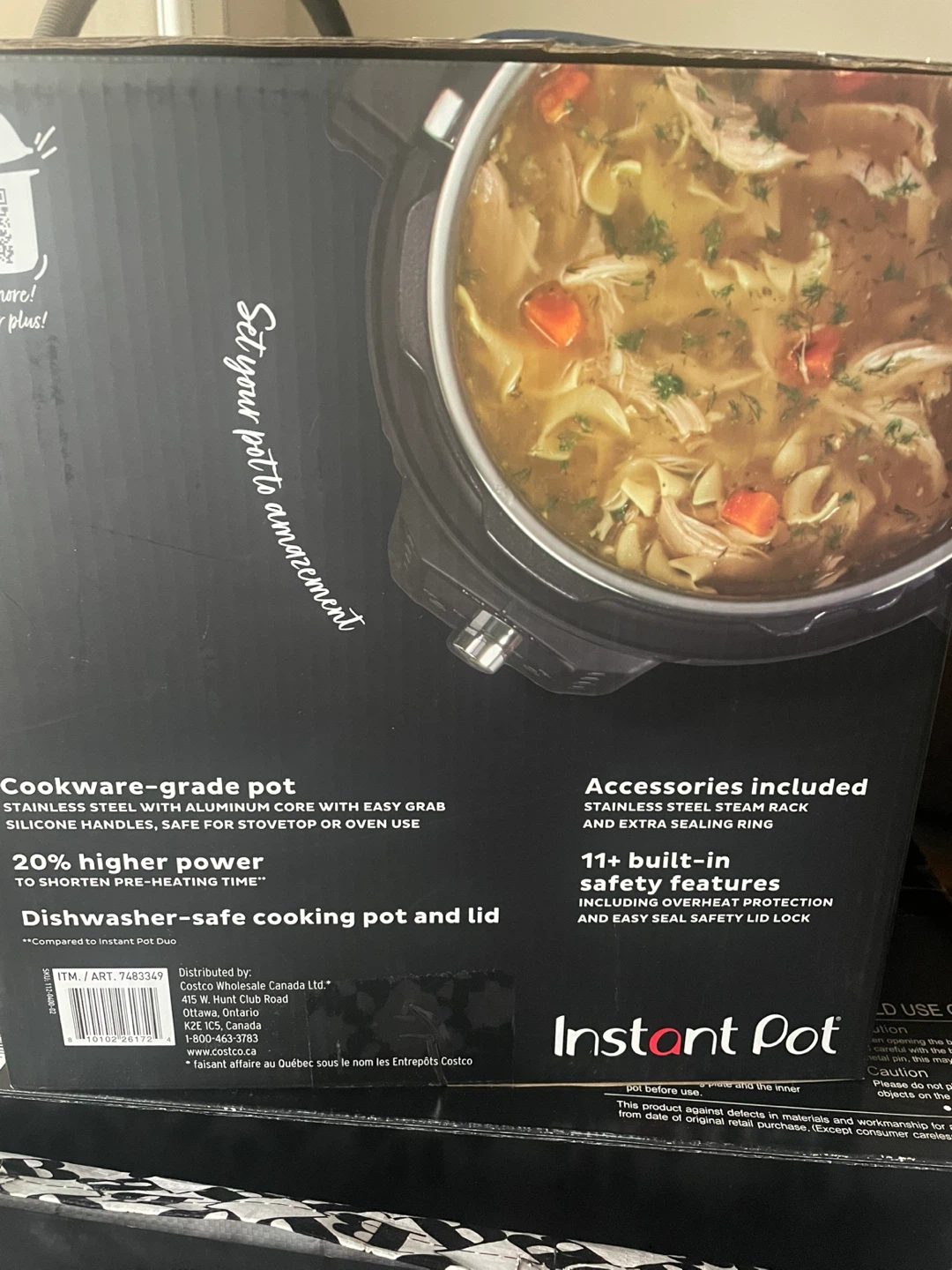 New Instant Pot Gourmet Pro Multi-Cooker 10-in-1, Black, 6 Quart - photo 2