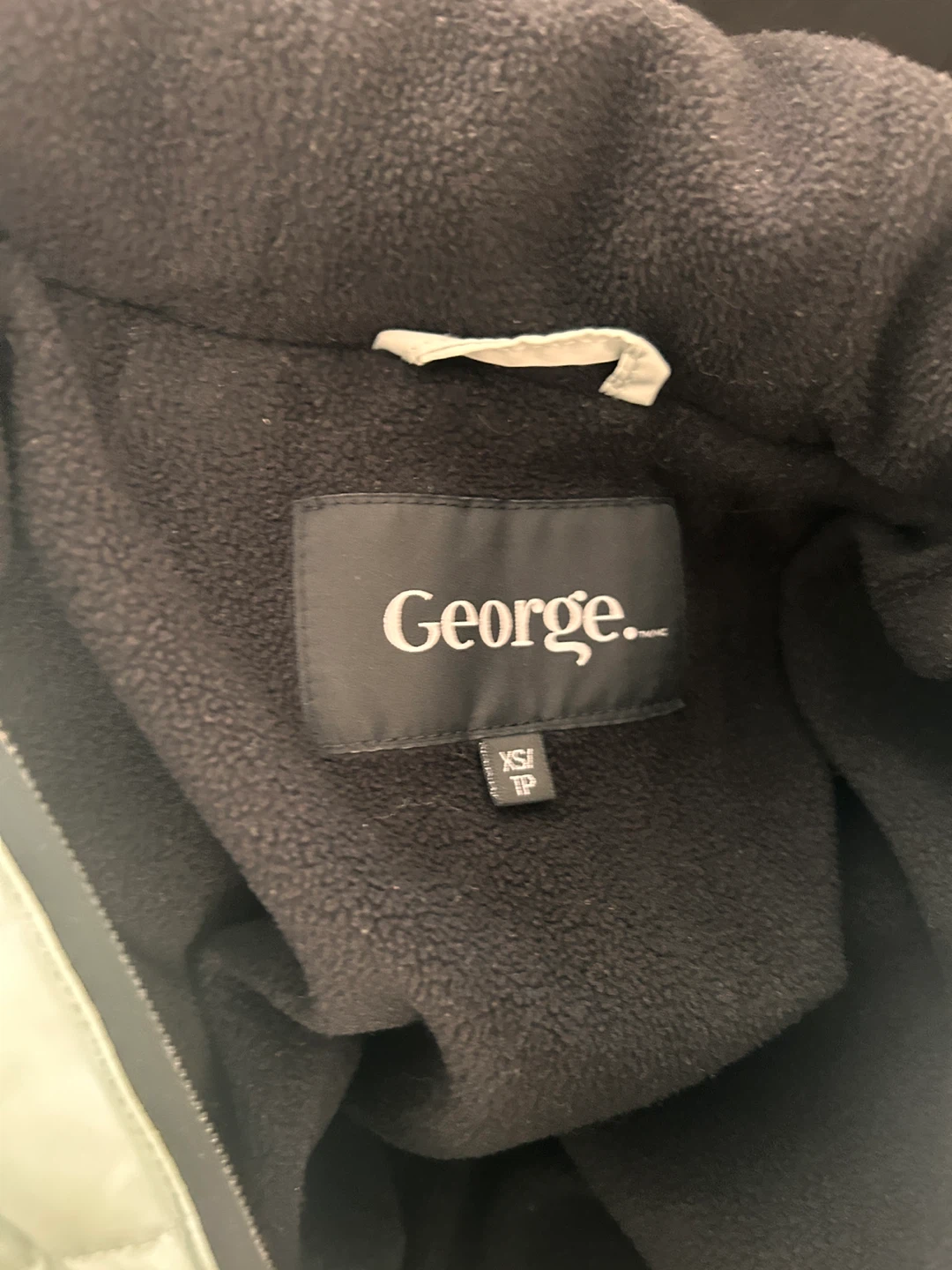 George Girls Puffer Winter Coat XS/TP Light Grey - photo 3