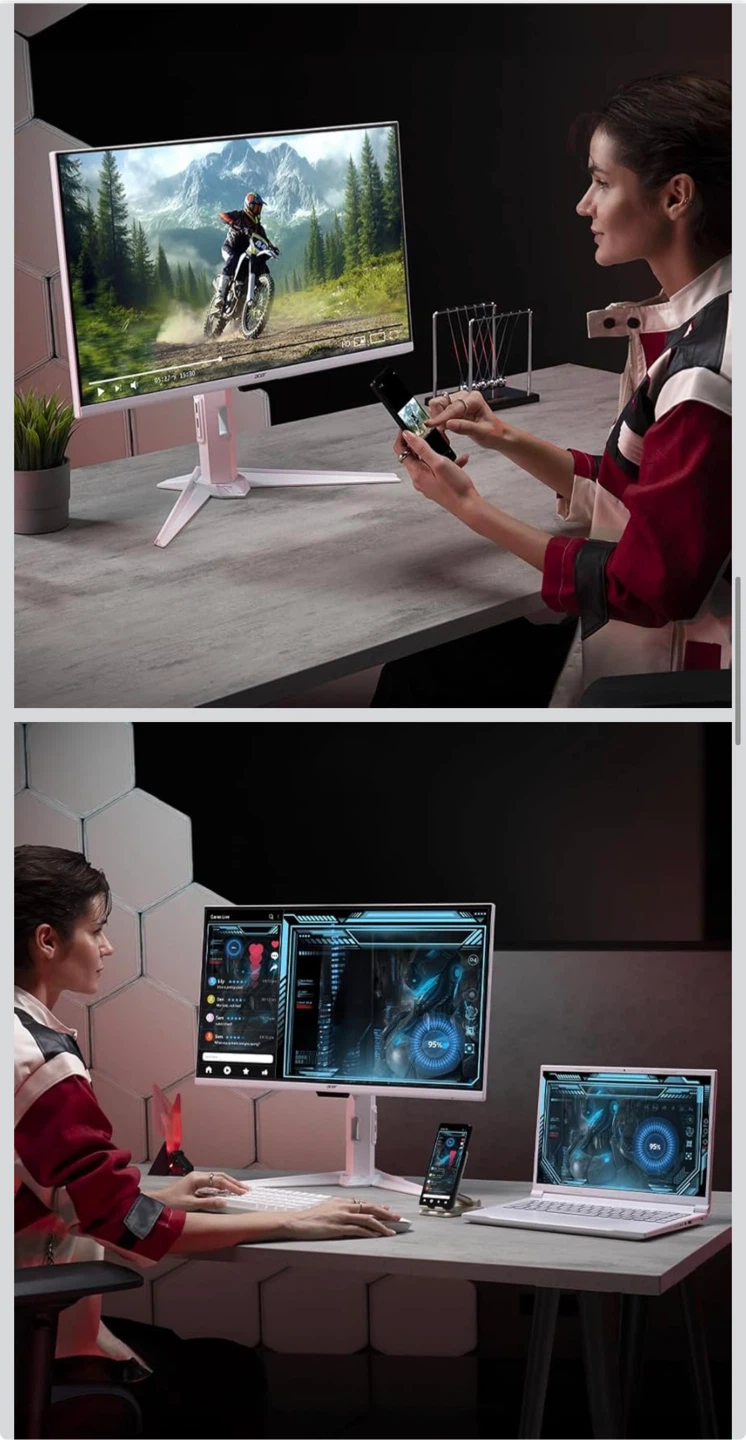 Acer Nitro 31.5" WQHD 180Hz Gaming Monitor (White) - photo 5