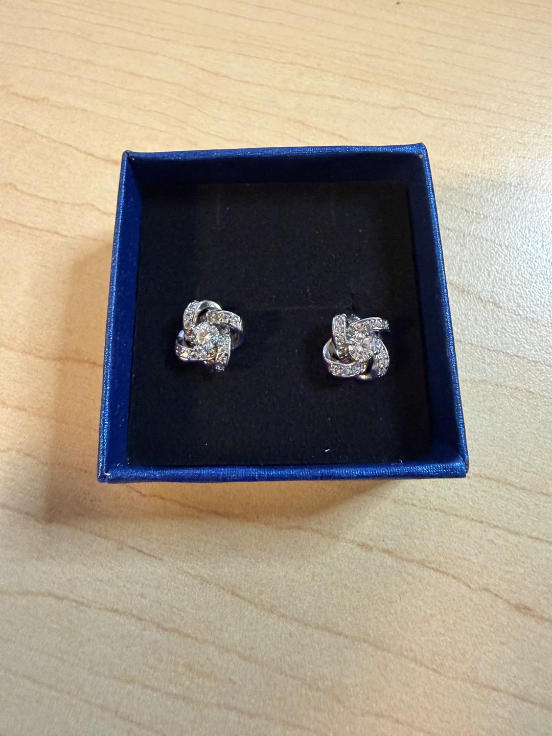 Moissanite Earrings - Sterling Silver