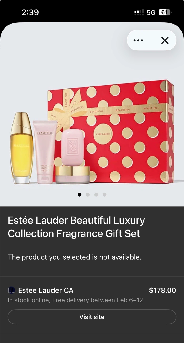 Estée Lauder Beautiful Fragrance Gift Set - $178 retail price - photo 3