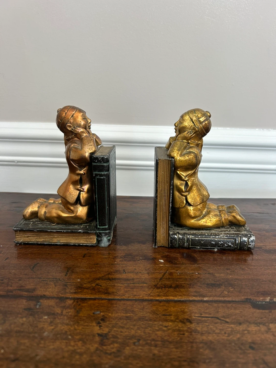 Vintage Decorative Bookends - Pair