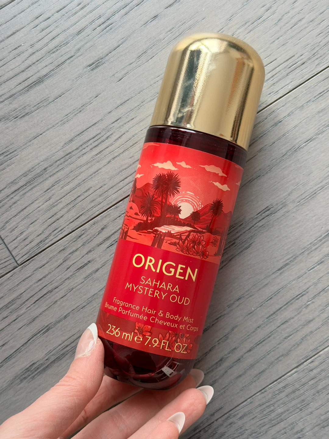Gourmand body spray