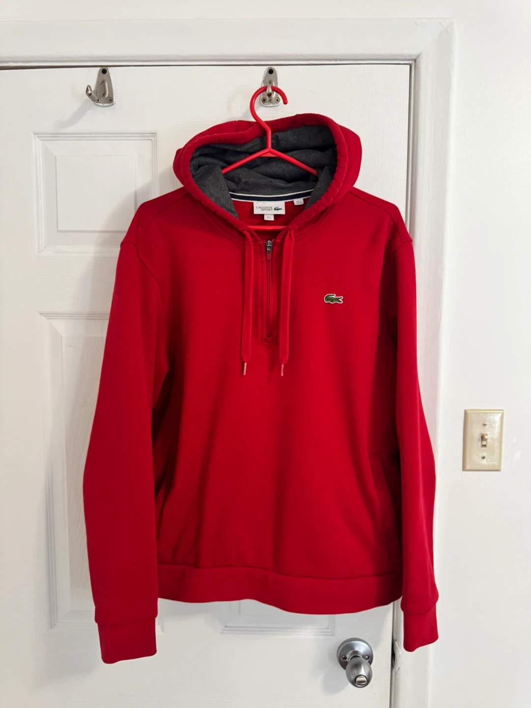 Mens Fleece Hoodie Quarter Zip (L) - photo 4