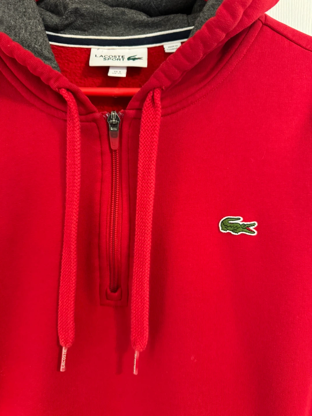 Mens Fleece Hoodie Quarter Zip (L) - photo 3