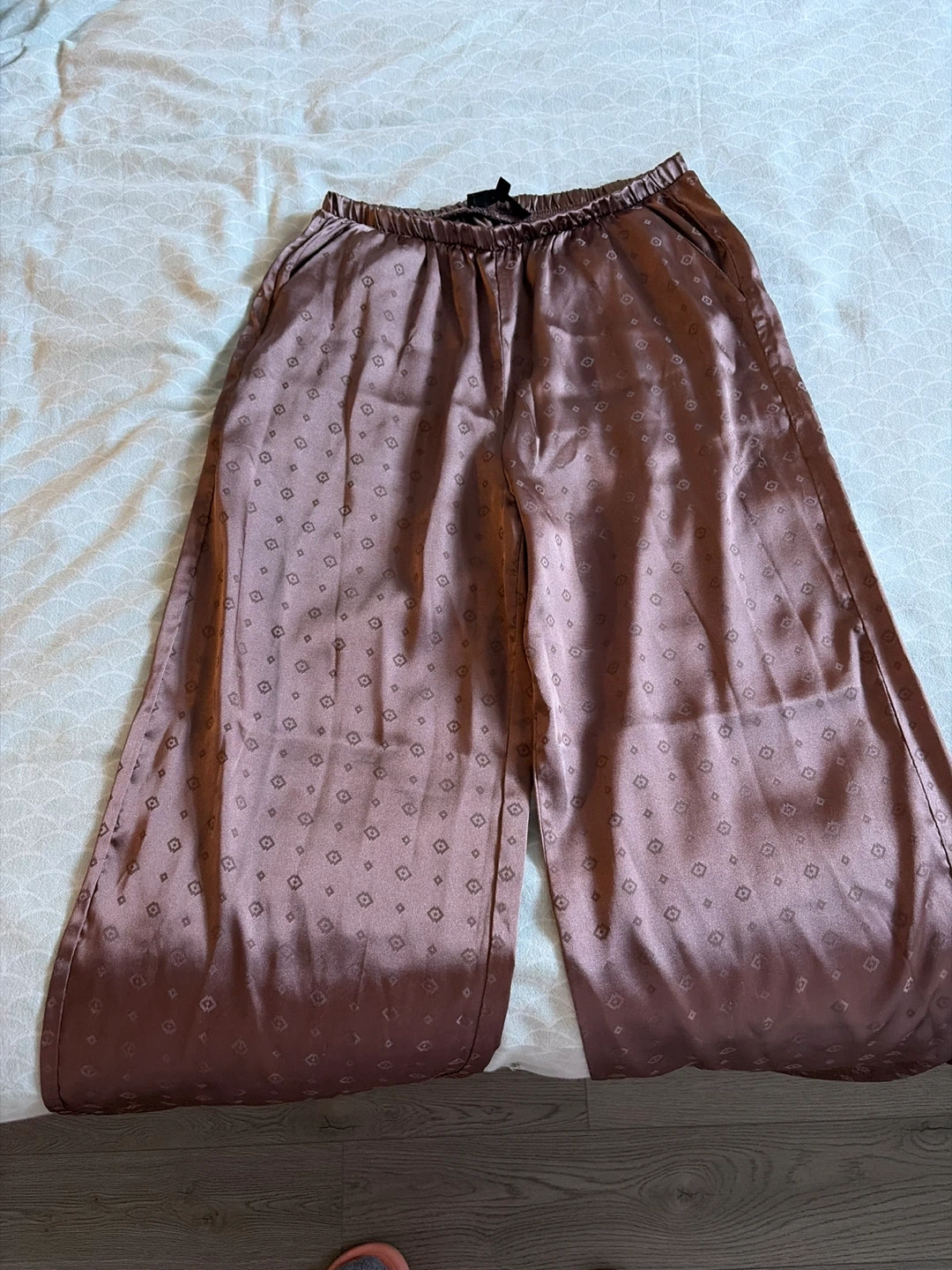 Satin Wide Leg Pajama Pants