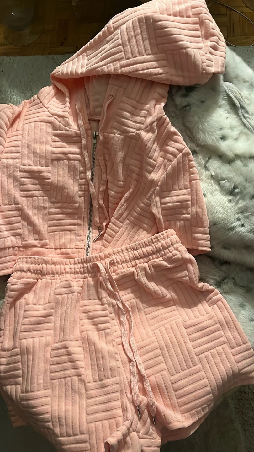 Pink matching lounge set