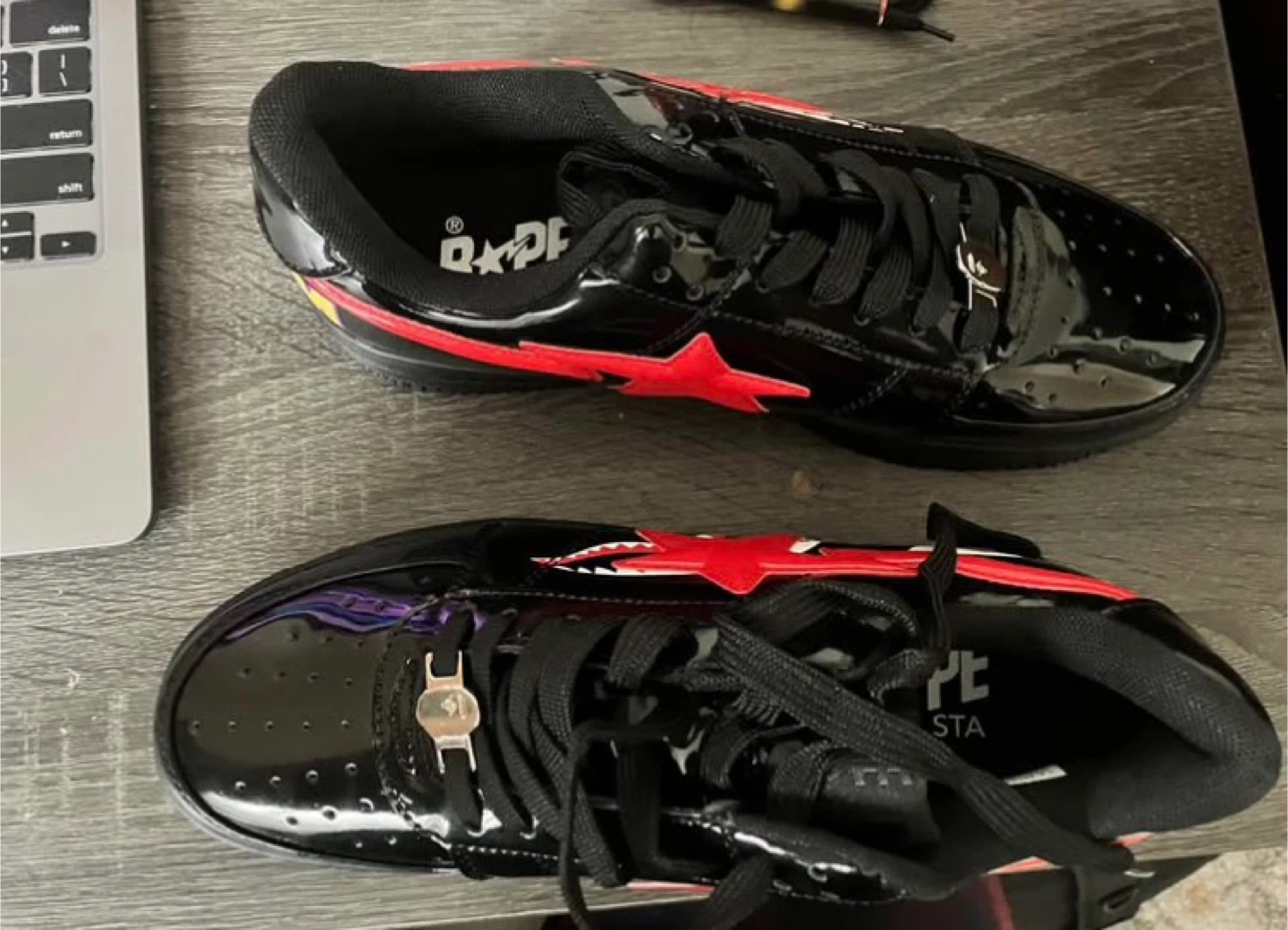 BAPE STA Black Shoes - photo 5