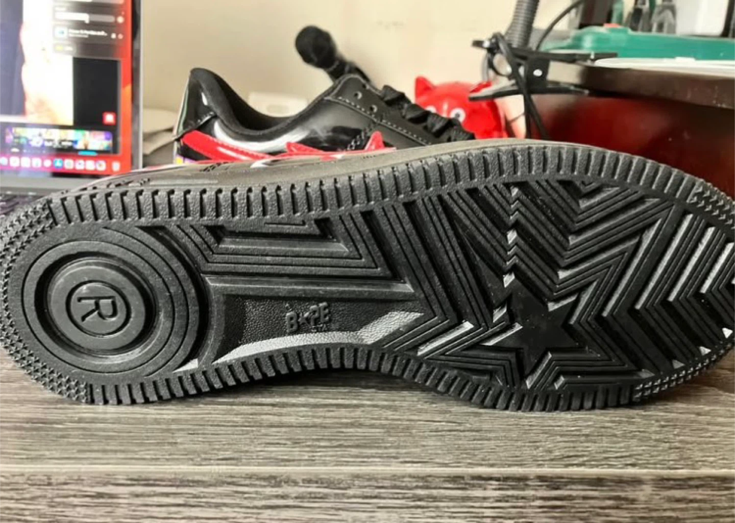 BAPE STA Black Shoes - photo 3