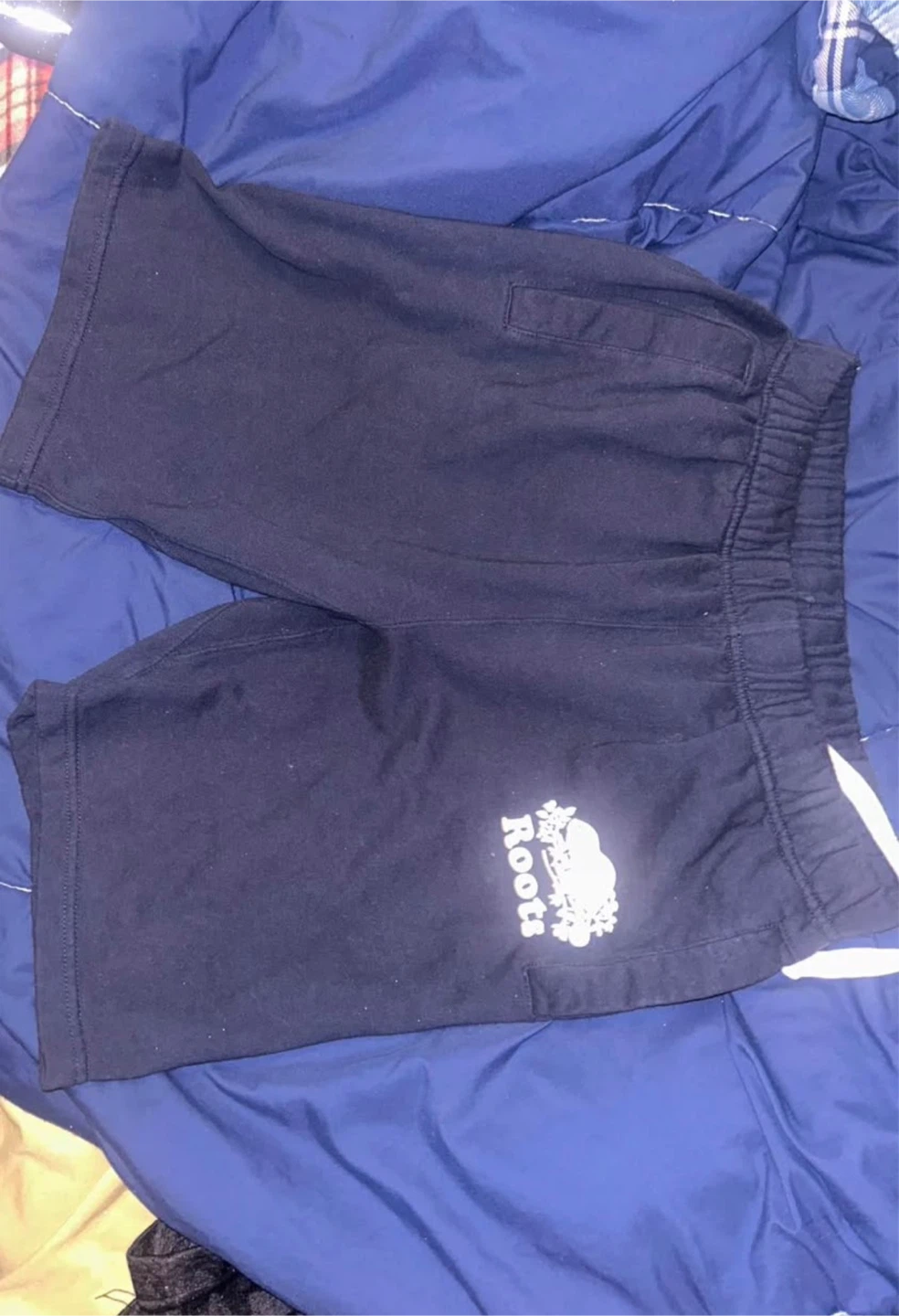 Roots Navy Blue Athletic Shorts
