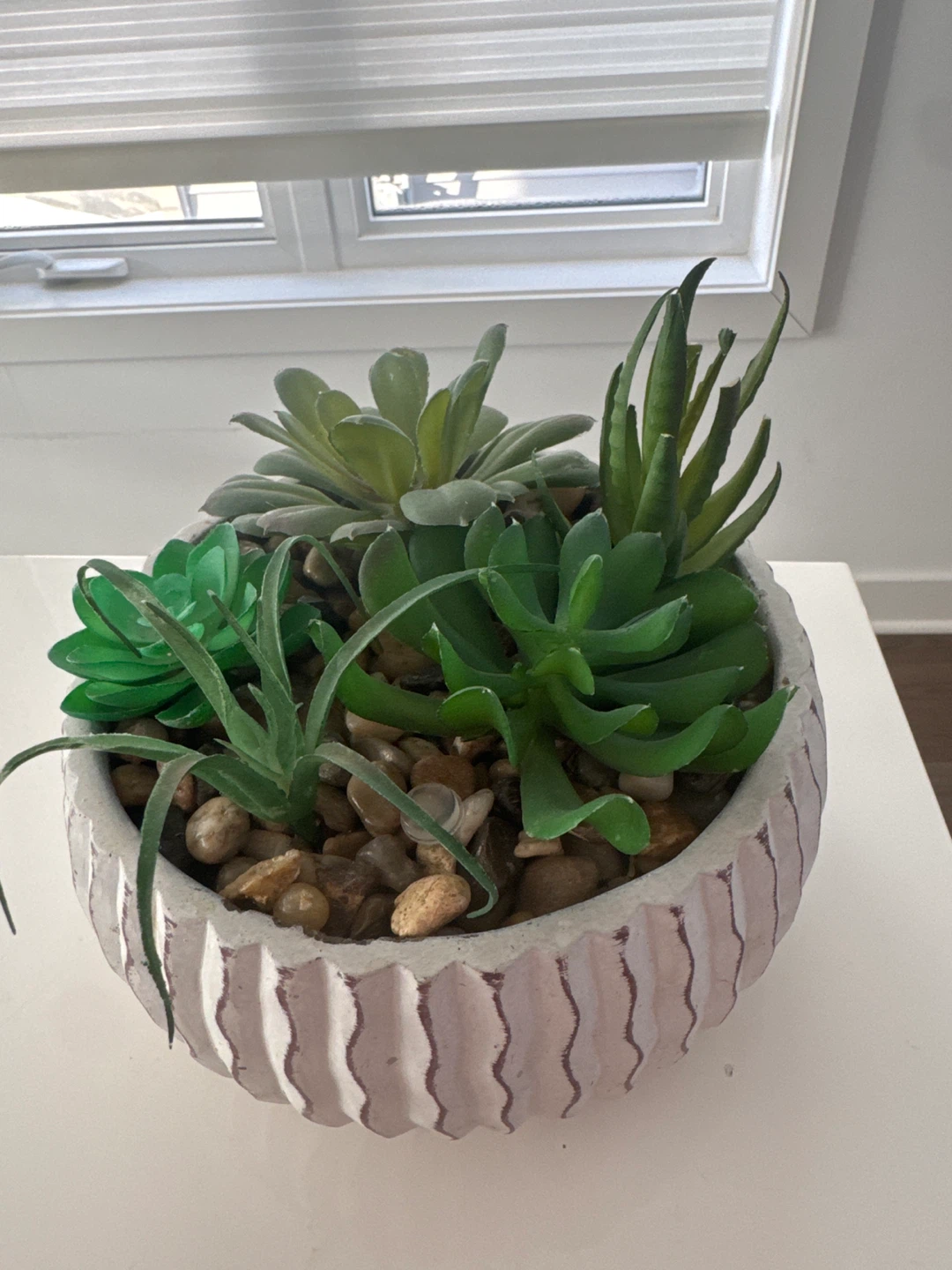 Artificial Succulent Arrangement in Decorative Pot - photo 3