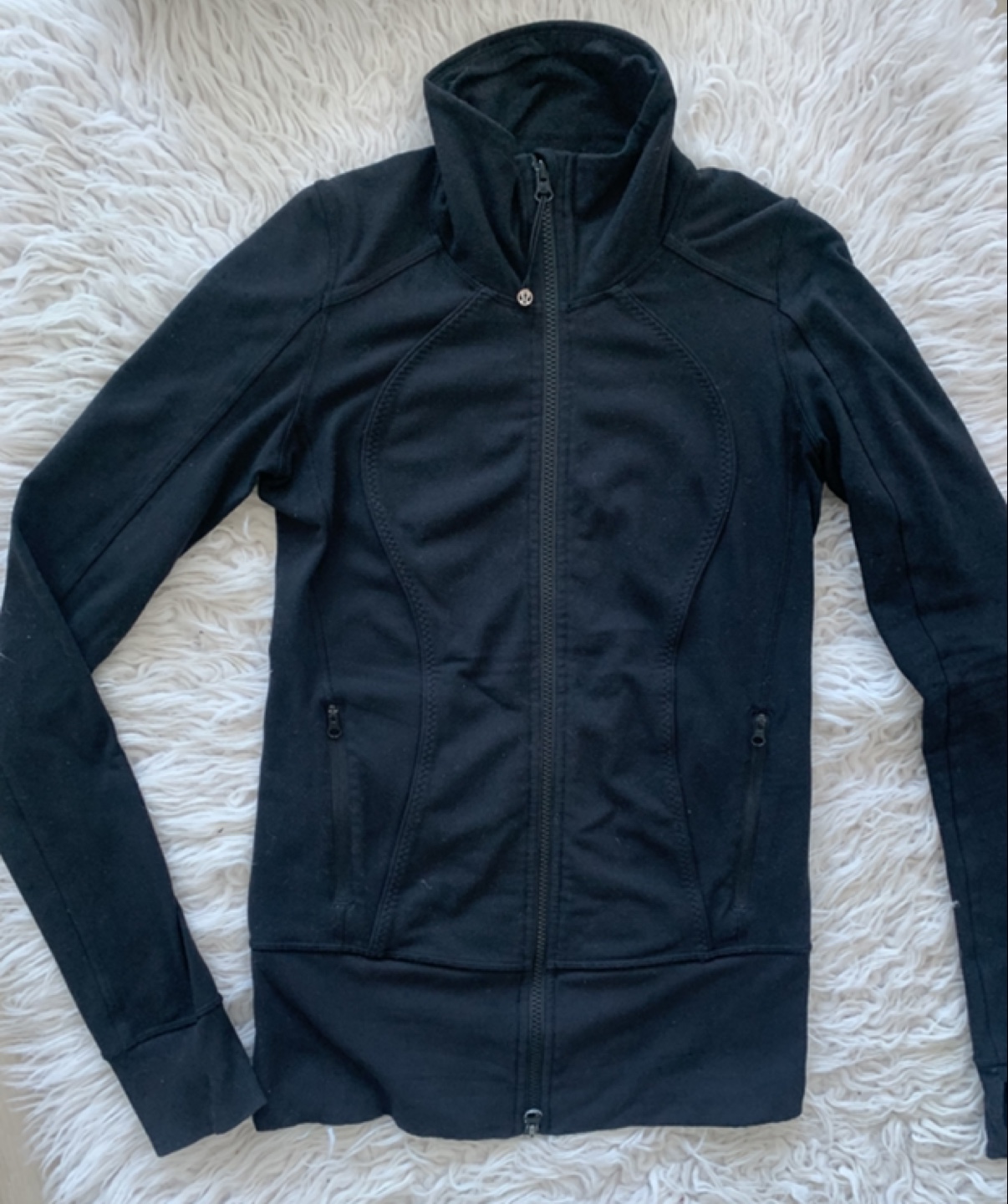 Lululemon Black Jacket Size 8