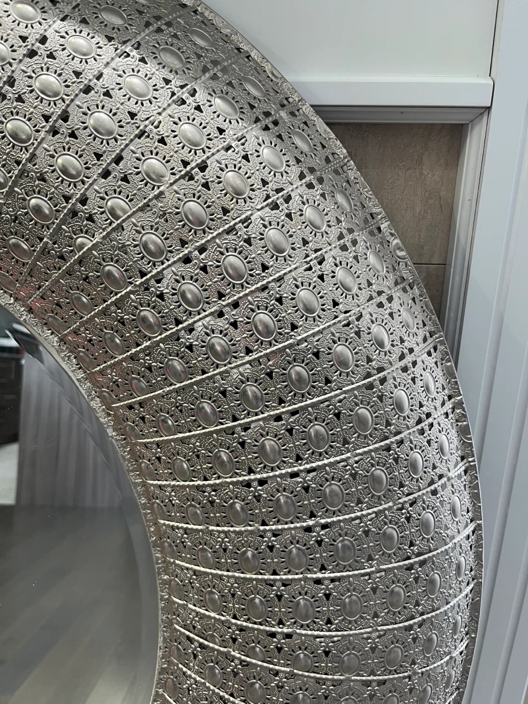 Huge Decorative Round Wall Mirror - photo 2