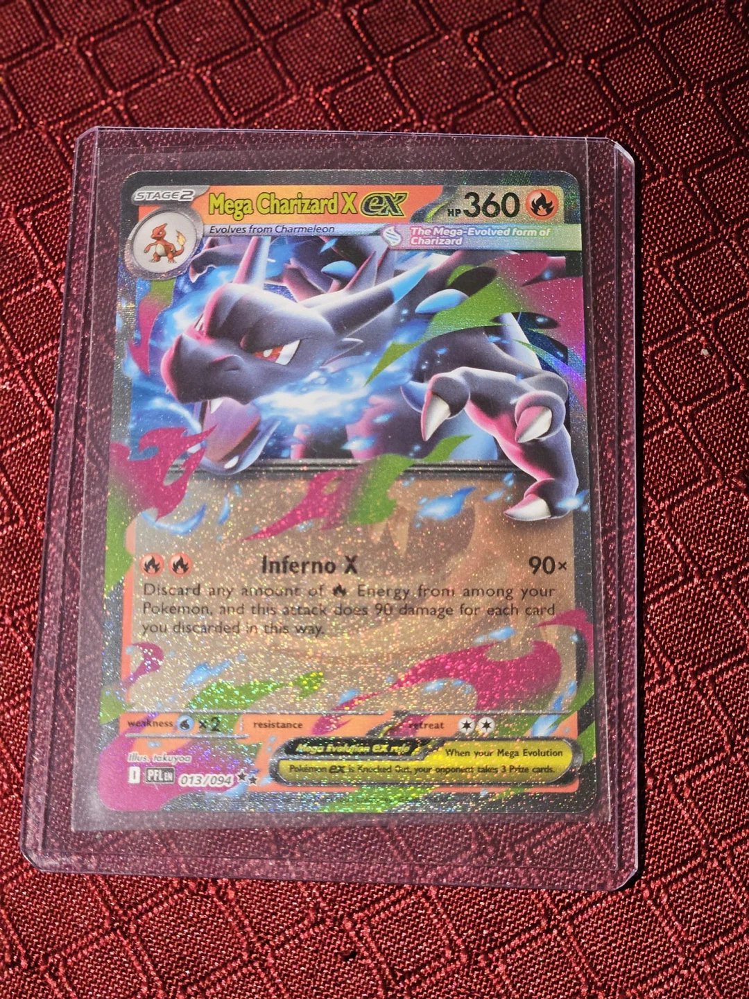 Pokemon Mega Charizard X EX Trading Card