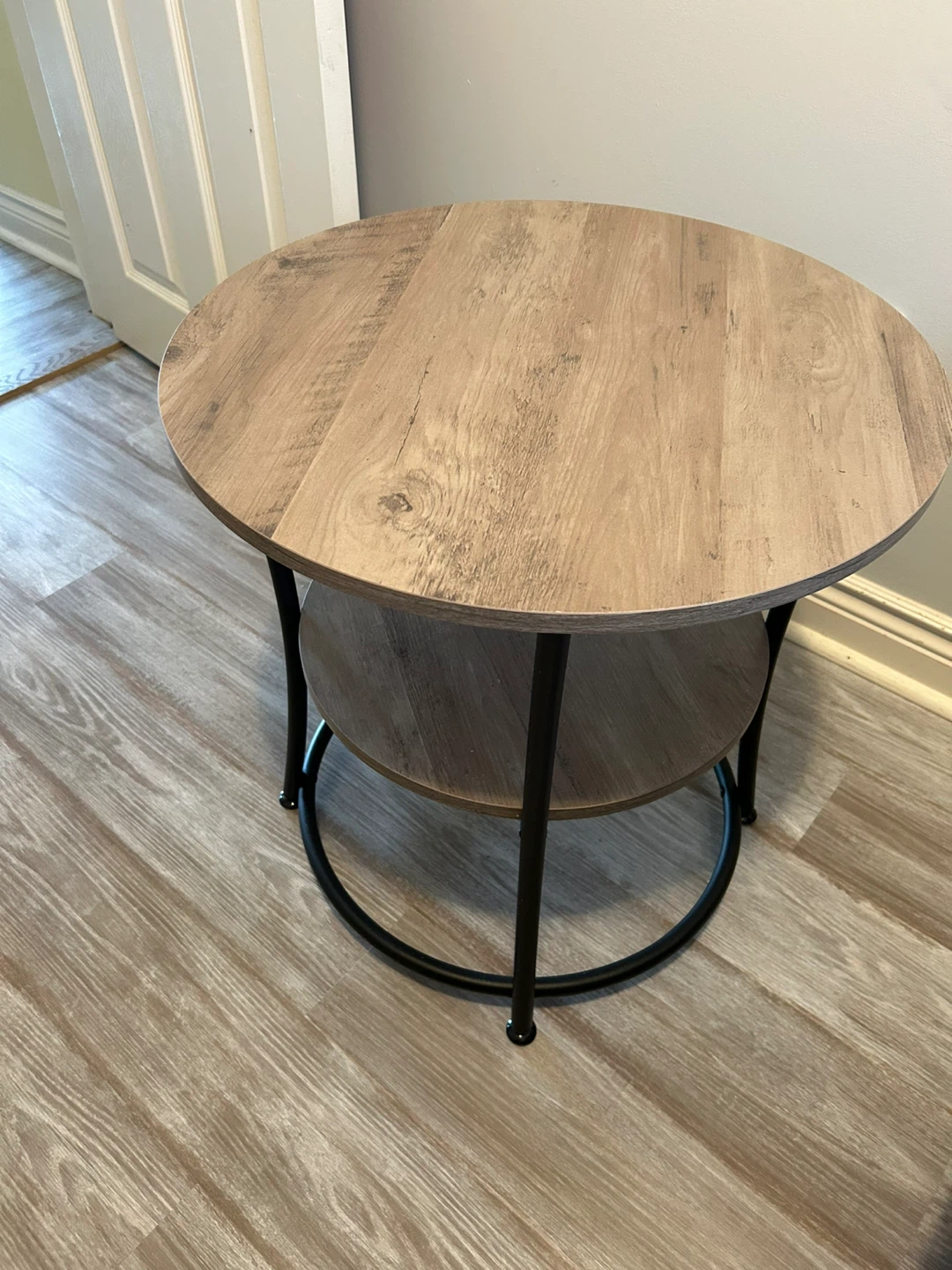 2 Tier Round Side Table