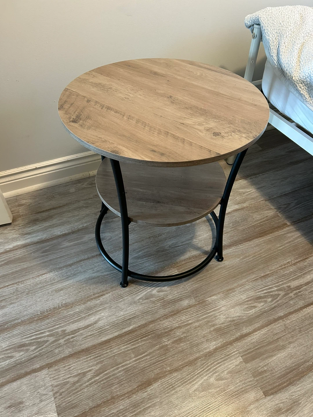 2 Tier Round Side Table - photo 2