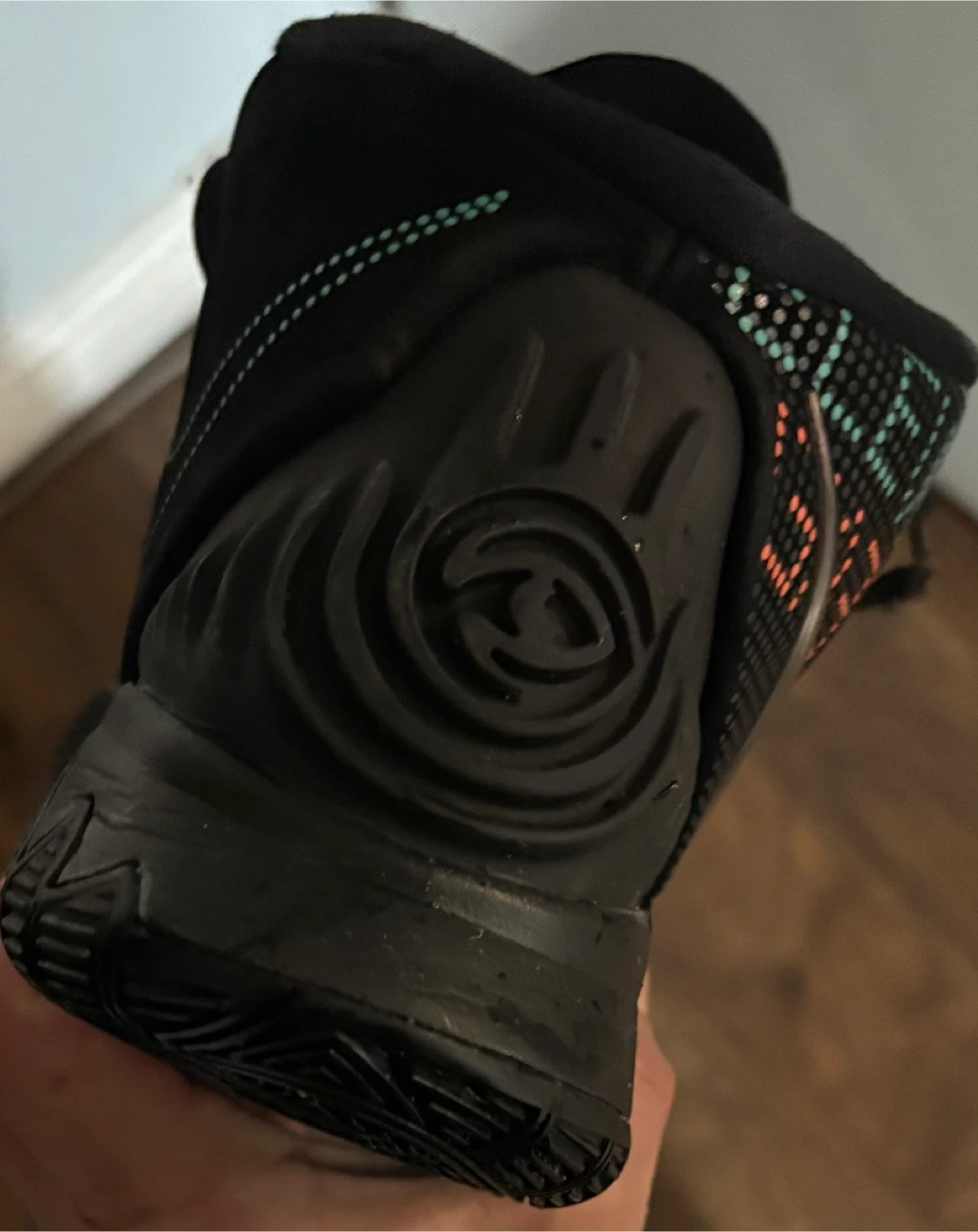 Nike Kyrie 6 "Shot Clock" basketball shoe in a black - photo 4