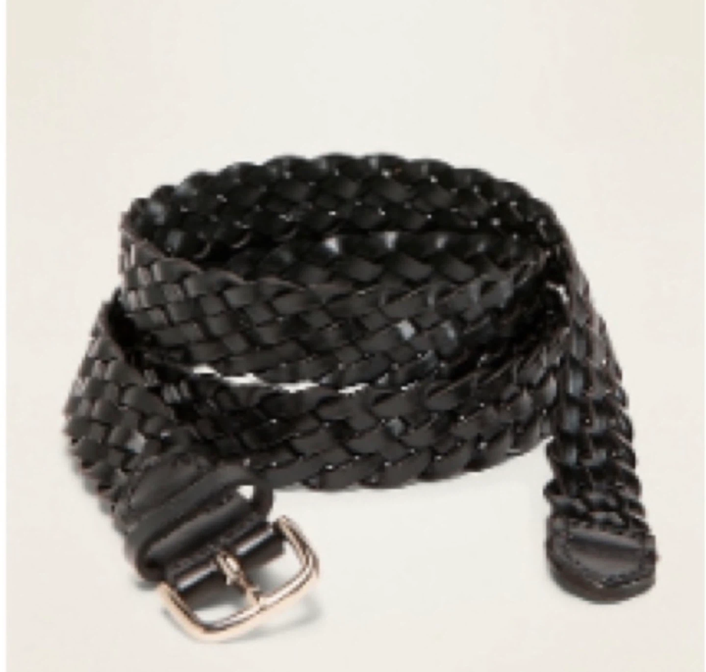 Plus size Braided Faux-Leather Belt For Women