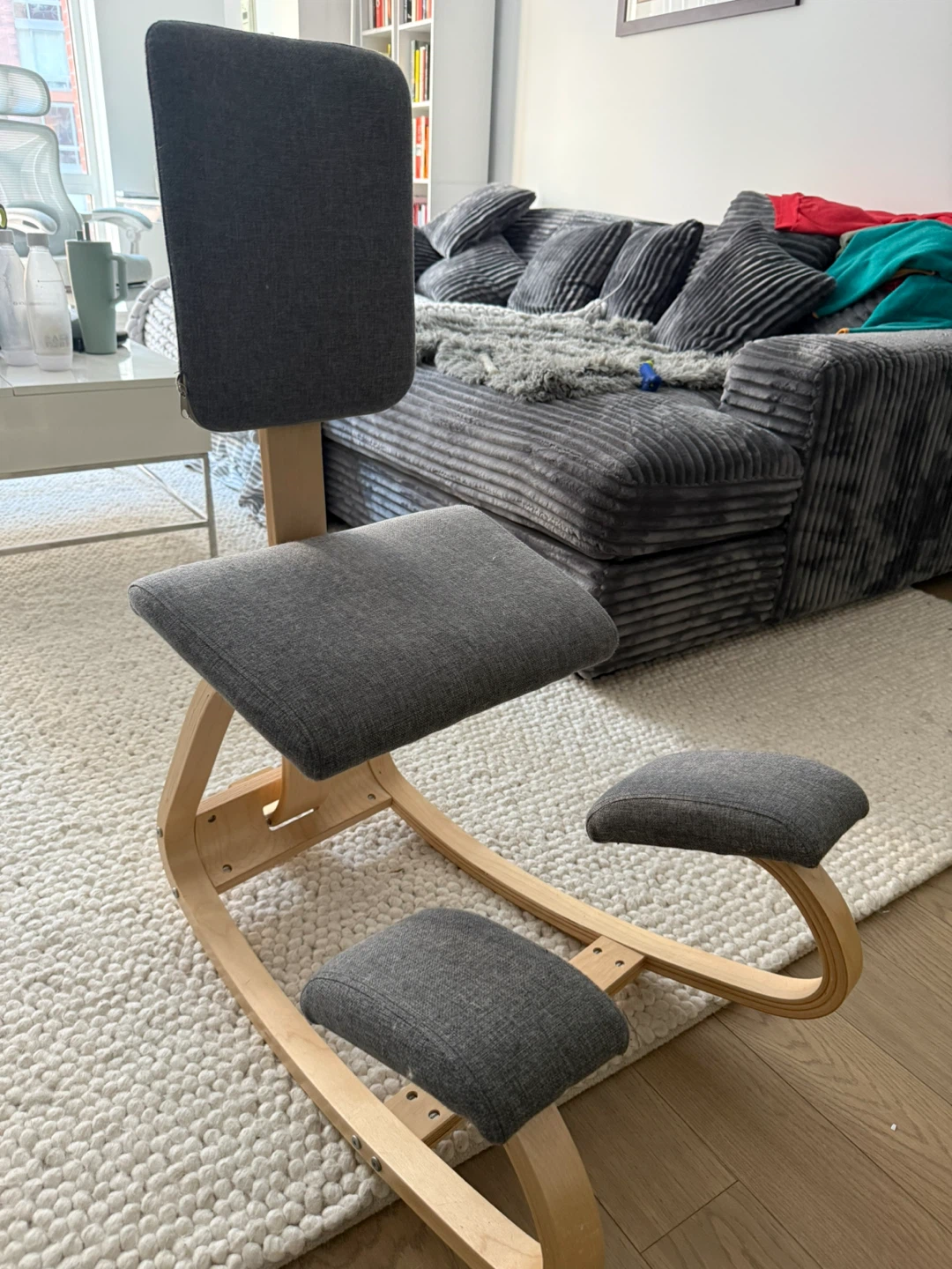 Ergonomic Kneeling Chair with Back Support - photo 2