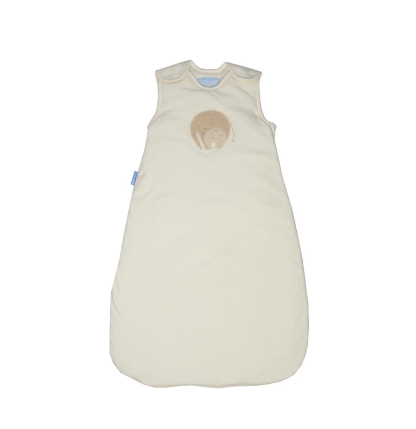Grobbag Sleep Bag - Cream with Elephants