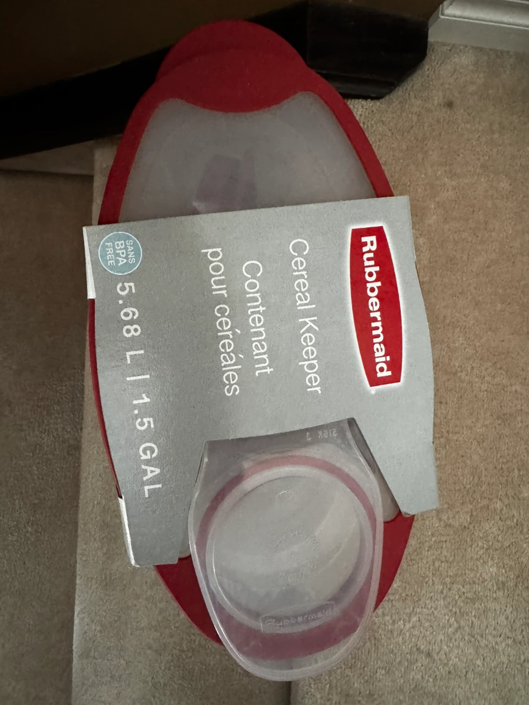 Rubbermaid Cereal Keeper Containers - 3 Pack - photo 2