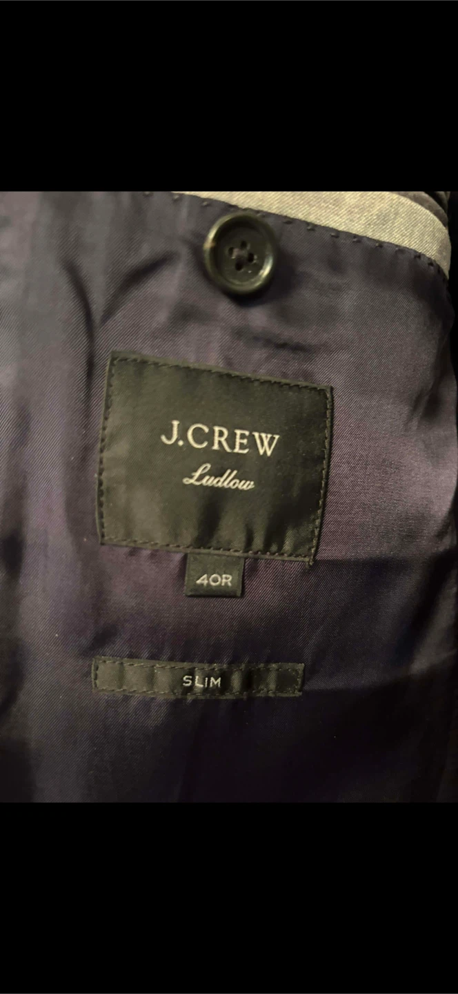 Mens J Crew Suit Jacket Loro Piana Fabric Small - photo 5
