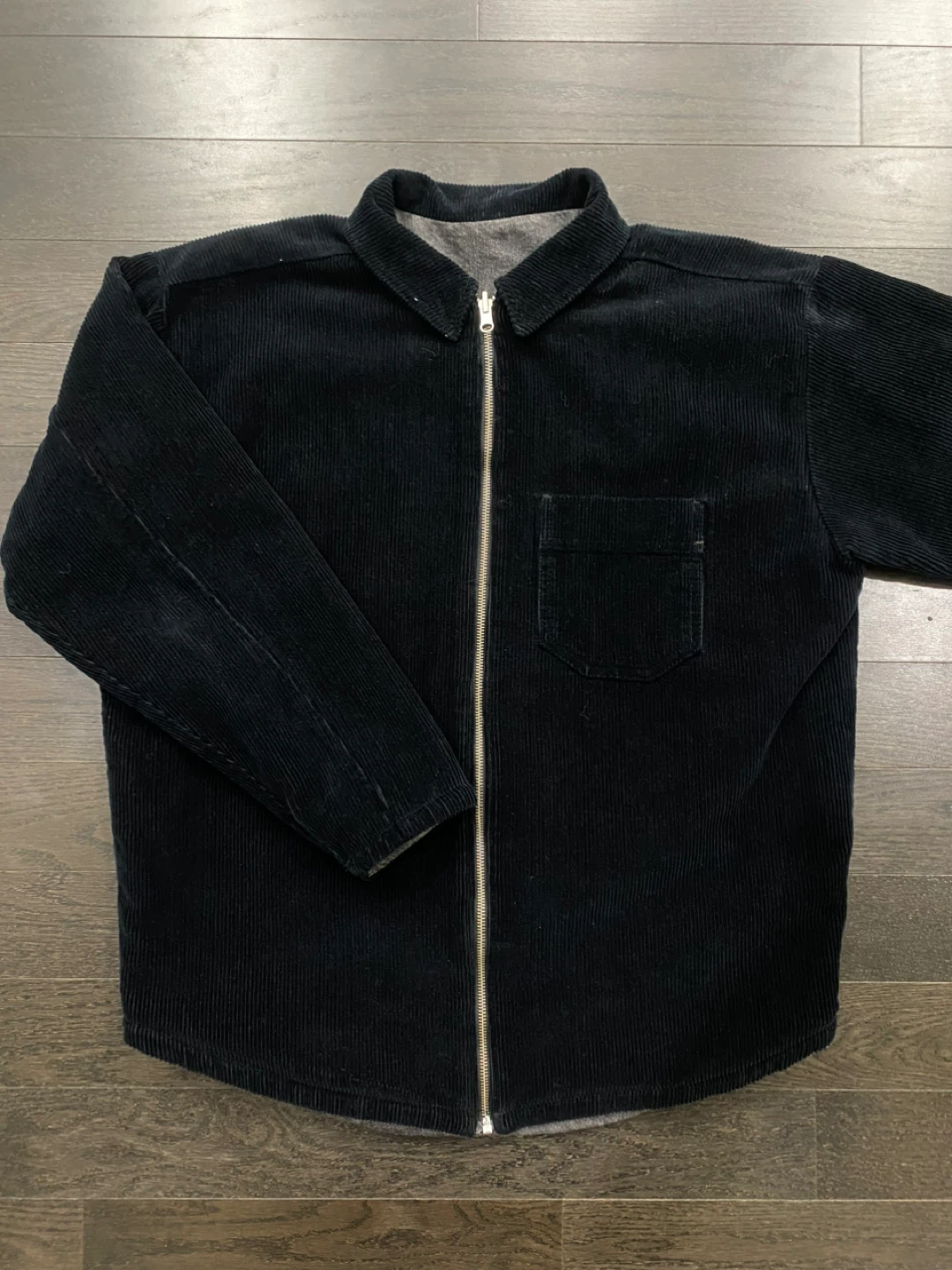 Reversible 2-in-1 Jacket Corduroy & Denim - photo 2