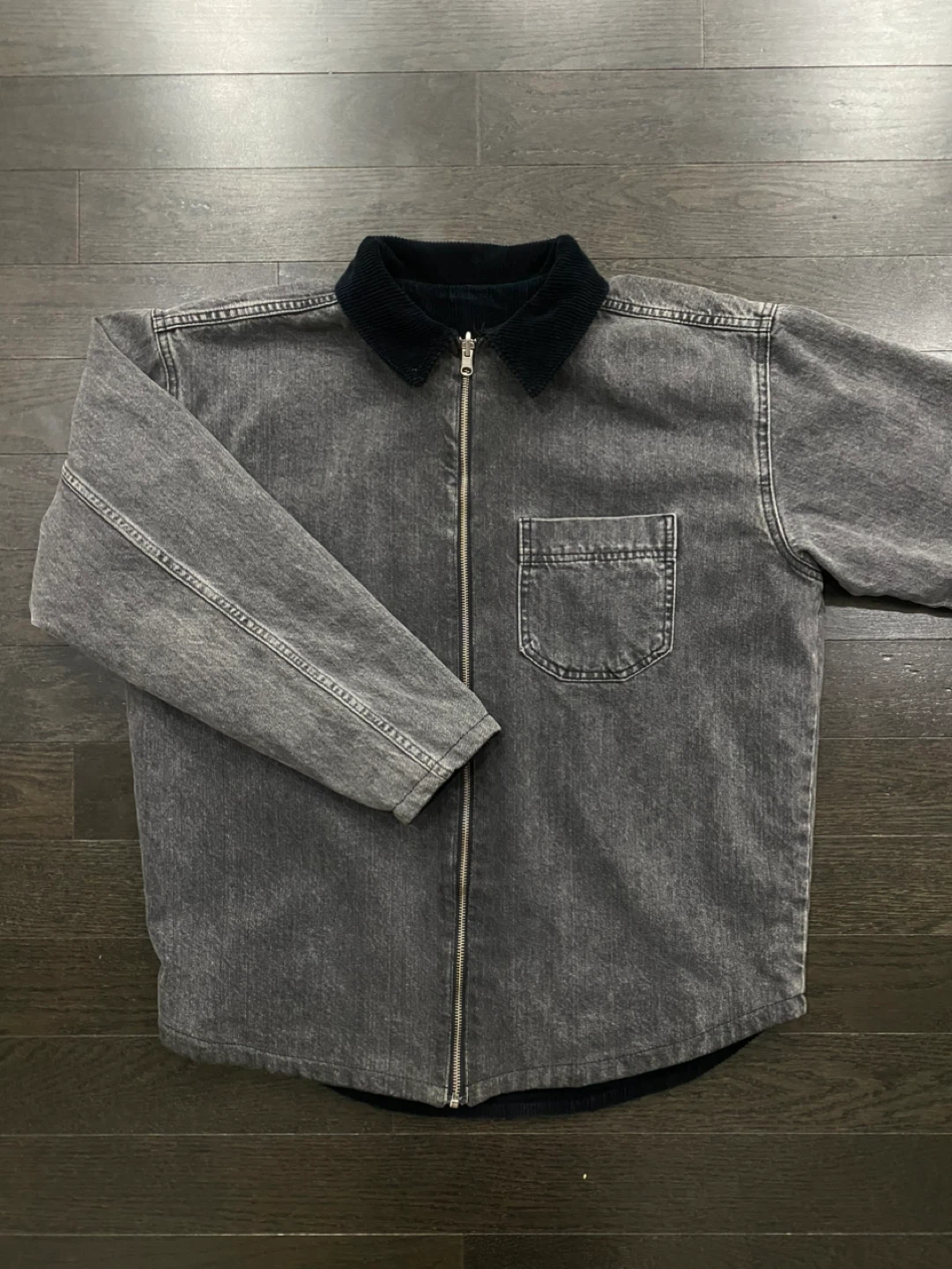 Reversible 2-in-1 Jacket Corduroy & Denim - photo 5